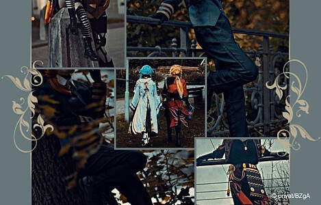 Collage von verschiedenen Cosplay-Kostümen. Foto: privat/BZgA.