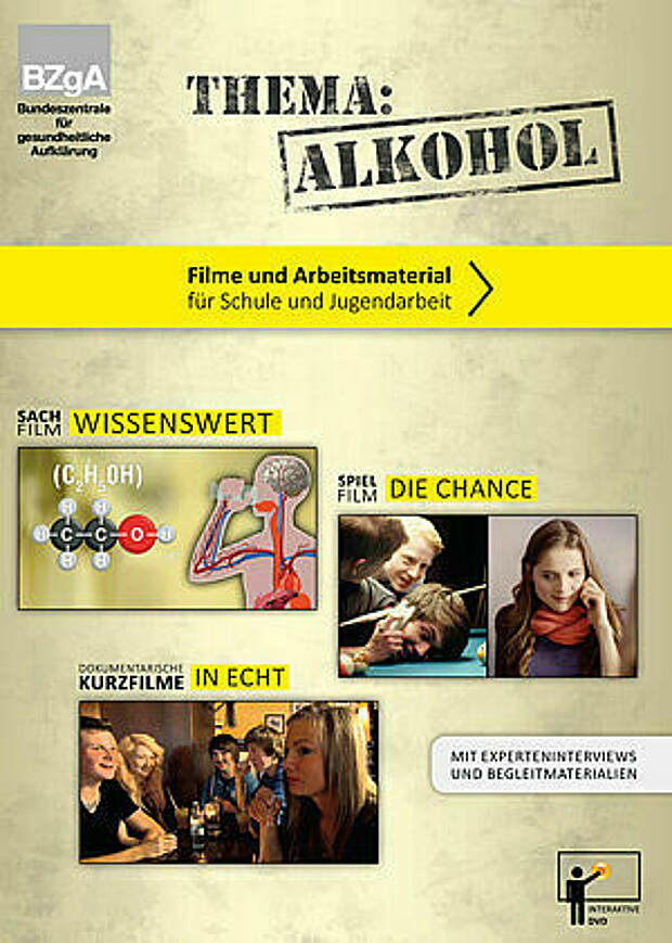 Cover der DVD "Thema: Alkohol". Foto: BZgA