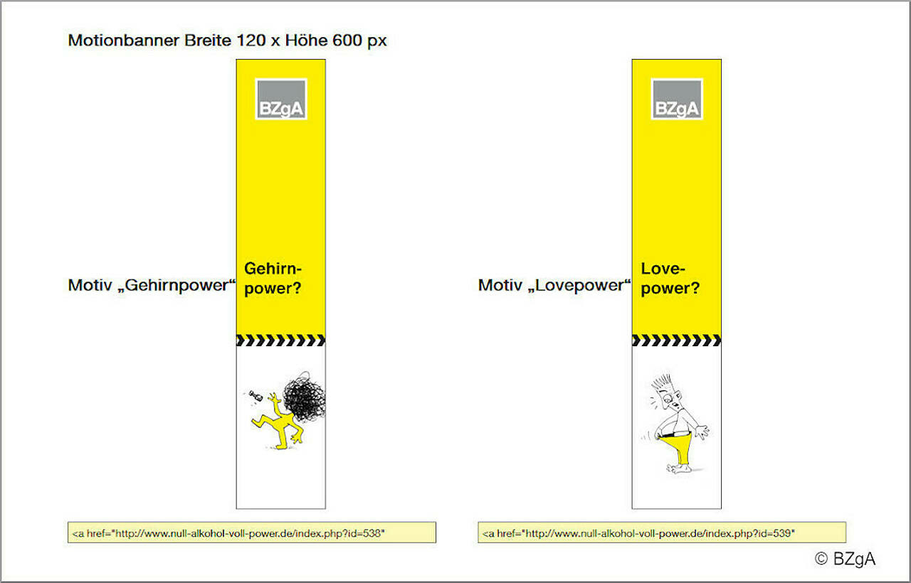 Voll-Power-Banner der BZgA