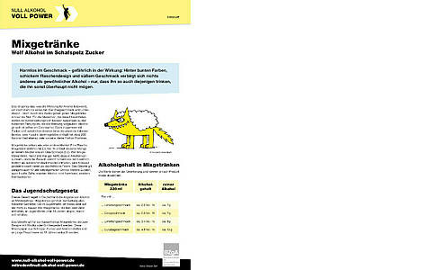 Infoblatt: Mixgetränke