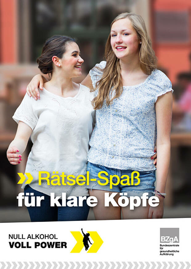 Titel: Rätselspaß „Null Alkohol – Voll Power“ Titel: Rätselspaß „Null Alkohol – Voll Power“
