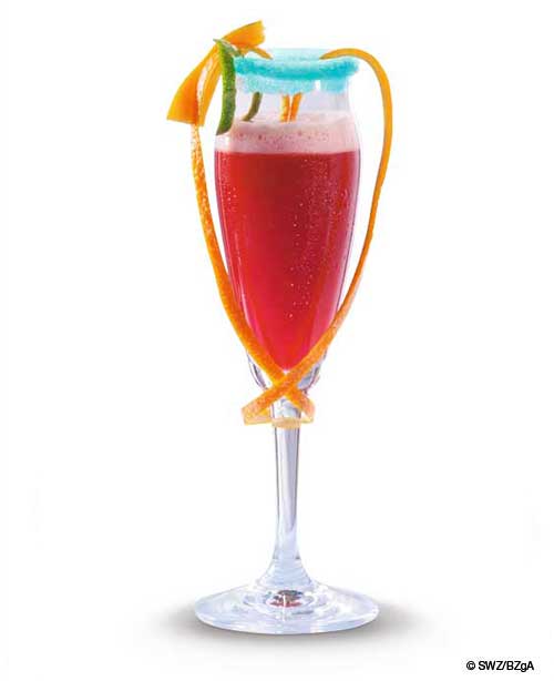zum alkoholfreien Cocktail Fruchtbombe