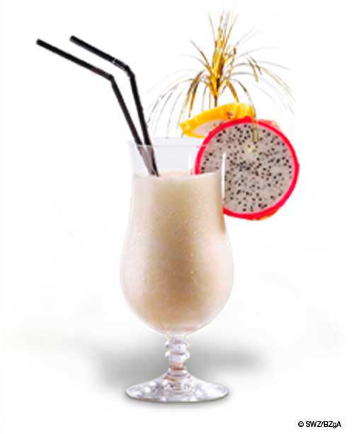 zum alkoholfreien Cocktail Sommermilch